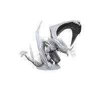 Wizkids D&d Nolzur´s Marvelous Miniatures Ancient Blue Dragon Unpainted Miniatures 20 Cm Silver Kids