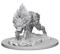 Pathfinder Deep Cuts Unpainted Miniatures (W4) Dire Wolf