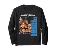 Dungeons & Dragons Periodic Table of Monsters Long Sleeve T-Shirt