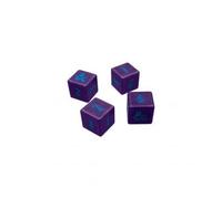 Dungeons & Dragons Phandelver Campaign 4D6 Heavy Metal Dice - Royal Purple and Sky Blue