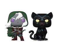 Dungeons & Dragons POP Movies Vinyl Figures Drizzt & Guenhwyvar 2-Pack 9 Cm