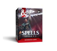 Dungeons & Dragons Reference Cards - Spells (Levels 2-3) | D&D Accessories (English Version)