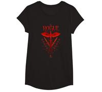 Dungeons & Dragons The Rogue Class Stealth Swords Logo T-Shirt, Girls, Black, Large