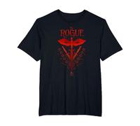 Dungeons & Dragons The Rogue Class Stealth Swords Logo T-Shirt, Men's Big and Tall, Black, 2X Tall