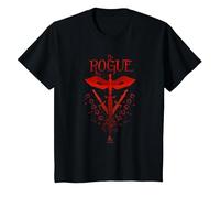 Dungeons & Dragons The Rogue Class Stealth Swords Logo T-Shirt, Youth, Black, 3T