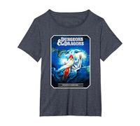Dungeons & Dragons Vintage Advanced Player's Handbook T-Shirt, Women's Plus, Heather Blue, 3X