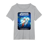 Dungeons & Dragons Vintage Advanced Player's Handbook T-Shirt, Women's Plus, Heather Grey, 1X