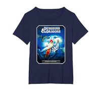 Dungeons & Dragons Vintage Advanced Player's Handbook T-Shirt, Women's Plus, Navy Blue, 3X