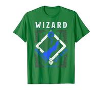 Dungeons & Dragons Wizard Intelligence & Wisdom T-Shirt, Men, Kelly Green, Large