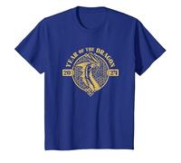 Dungeons & Dragons Year of The Dragon Gold Beast T-Shirt, Youth, Royal Blue, Large