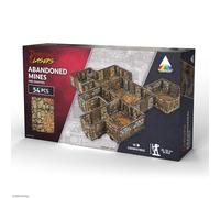 Dungeons & Lasers Abandoned Mines Prepainted DND Terrain for Tabletop RPG Games - 5E Compatible with 28mm-32mm Scale Miniatures - Fast Assembly