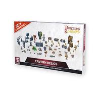 Dungeons & Lasers Cavern Relics DND Accessories Set - 54 Pieces of Scenic Props and Bits for Tabletop Terrain and RPG Games - 5E Compatible - for 14 Years +