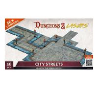 Archon Studio Dungeons & Lasers: City Streets Miniature Terrain - Unpainted Compatible with DND and Other Tabletop RPG Games