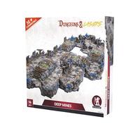 Dungeons & Lasers Deep Mines 56 pc DND Terrain Set - 5e Compatible - Painting and Assembly Required - for 14 Years +