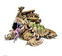 Dungeons & Lasers Dragon Turtle Miniature - Large Figure for Use with DND and 5E Compatible RPG Games - Unpainted and Unassembled - for Ages 14 Years and up