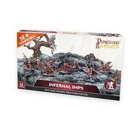 Dungeons & Lasers Infernal Imps DND Miniatures Set - 16 Models in 32mm Scale for 5E Compatible RPG Games and Tabletop Terrain - for Ages 14 Years +
