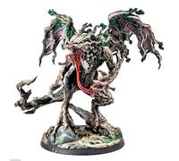 Dungeons & Lasers Mimic Dragon Miniature Figure - Tall 5" Height with Scenic Base - 5E Compatible for use with DND and Tabletop RPG Games - Highly Detailed and Unpainted