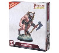 Dungeons & Lasers Minotaur DND Miniature with Scenic Base, from Archon Studio