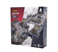 Dungeons & Lasers Prepainted Terrain Set for DND and Tabletop RPG Games - 5E Compatible with 28mm-32mm Scale Miniatures - Modular Design for Fast Assembly, Ages 14+