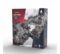 Dungeons & Lasers Prepainted Terrain Set for DND and Tabletop RPG Games - 5E Compatible with 28mm-32mm Scale Miniatures - Modular Design for Fast Assembly, Ages 14+