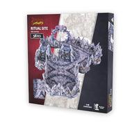 Dungeons & Lasers Ritual Site Pre-Painted Terrain Set for DND and Tabletop RPG Games - 5E Compatible for 28-32mm Scale - for 14 Years +