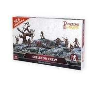 Dungeons & Lasers Skeleton Crew DND Miniatures - 18 Model Set - 5e Compatible 32mm Scale - Assembly and Painting Required - for 14 Years +