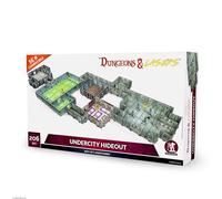 Dungeons & Lasers Undercity Hideout Terrain Set for DND and Tabletop RPG Games - 5E Compatible for 28mm - 32mm Scale Miniatures - Modular Design for Quick Assembly - Unpainted
