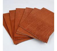 DUNGS 5mm Thick Genuine Leather Fabric Vintage Cowhide Vegetable Tanned Leather Crafts Real Cow Hide Tan Full Grain Pieces Strip