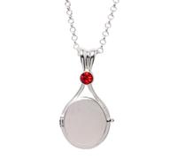 DUNHAO COS Anime H2O Shell Necklace Mermaid Locket Necklace Women's Pendant Jewelry Gifts, Zinc, No Gemstone