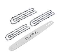 Dunhil 14 inch Chainsaw Bar and Chain, 14-INCH 3/8 043 52DL Replacement For Echo CS-310, For Ryobi RY3714, For Worx WG305 WG384,For Makita XCU03 XCU04 XCU08 (3 Chain+ 1 bar）