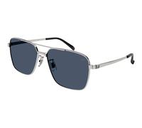Dunhill Man DU0052S 003 Sunglasses Metal Ruthenium Blue Pilot