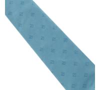 Dunhill Steel Blue Repeat Monogram Silk Tie - 8cm Blade - One size