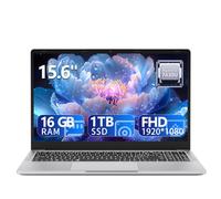 DUNHOO 2025 Laptop with Ryzen 7430U Processor(6C/12T,up to 4.3GHz) (Beat i7-1355U), Laptop Computer Win 11 Pro, Traditional Laptops 16GB DDR4 1TB SSD 15.6" Full HD IPS Display 1MP Camera Type-C BT 5.