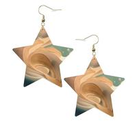 Dunhuang Mystery Patterned star earrings for women jewelry fashion and Valentine's Day birthday party gifts