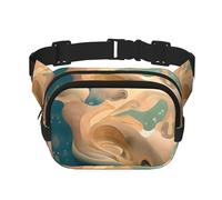 Dunhuang Mystery Printed fashionable waist bag, unisex messenger bag, fashionable travel waist bag
