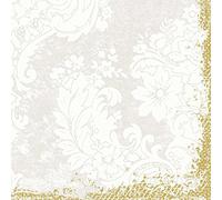 Duni Dunilin Napkins 40 x 40 1/4 Fold, Duni Serviettes 40 x 40 Royal White