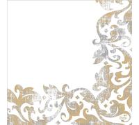 Duni Dunisoft Napkins Festiva White 40x40cm 60 Pieces