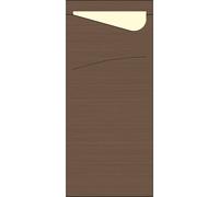 Duni Napkin Pockets Chestnut 85x190 mm 100 Pieces