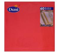 Duni NAPKINS DUNISOFT 40x40CM RED, Paper, 9 x 20.5 x 20.5 cm