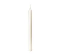 Duni White Taper Candles 250x22mm, 30-Piece Stump Candles