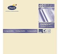 Duni NAPKINS D-SOFT 40x40cm CREAM, Paper, 9 x 20.5 x 20.5 cm