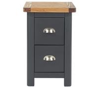Dunkeld Bedside Cabinet - 2 Drawer Petite - Blue