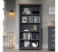 Core Products Dunkeld Handcrafted Tall Bookcase w/ 4 Shelf - Blue, Blue