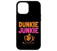 Dunkie Junkie love Funny Coffee Sayings caffeine addicted Case for iPhone 12 Pro Max