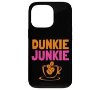 Dunkie Junkie love Funny Coffee Sayings caffeine addicted Case for iPhone 13 Pro