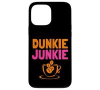 Dunkie Junkie love Funny Coffee Sayings caffeine addicted Case for iPhone 13 Pro Max
