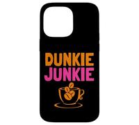 Dunkie Junkie love Funny Coffee Sayings caffeine addicted Case for iPhone 14 Pro Max