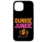 Dunkie Junkie love Funny Coffee Sayings caffeine addicted Case for iPhone 15