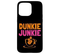 Dunkie Junkie love Funny Coffee Sayings caffeine addicted Case for iPhone 15 Pro Max