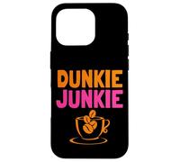 Dunkie Junkie love Funny Coffee Sayings caffeine addicted Case for iPhone 16 Pro